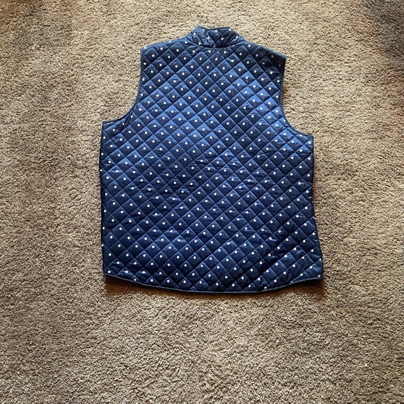 Karen Scott Plus Size Polka Dot Quilted Vest 2X - Picture 10 of 16